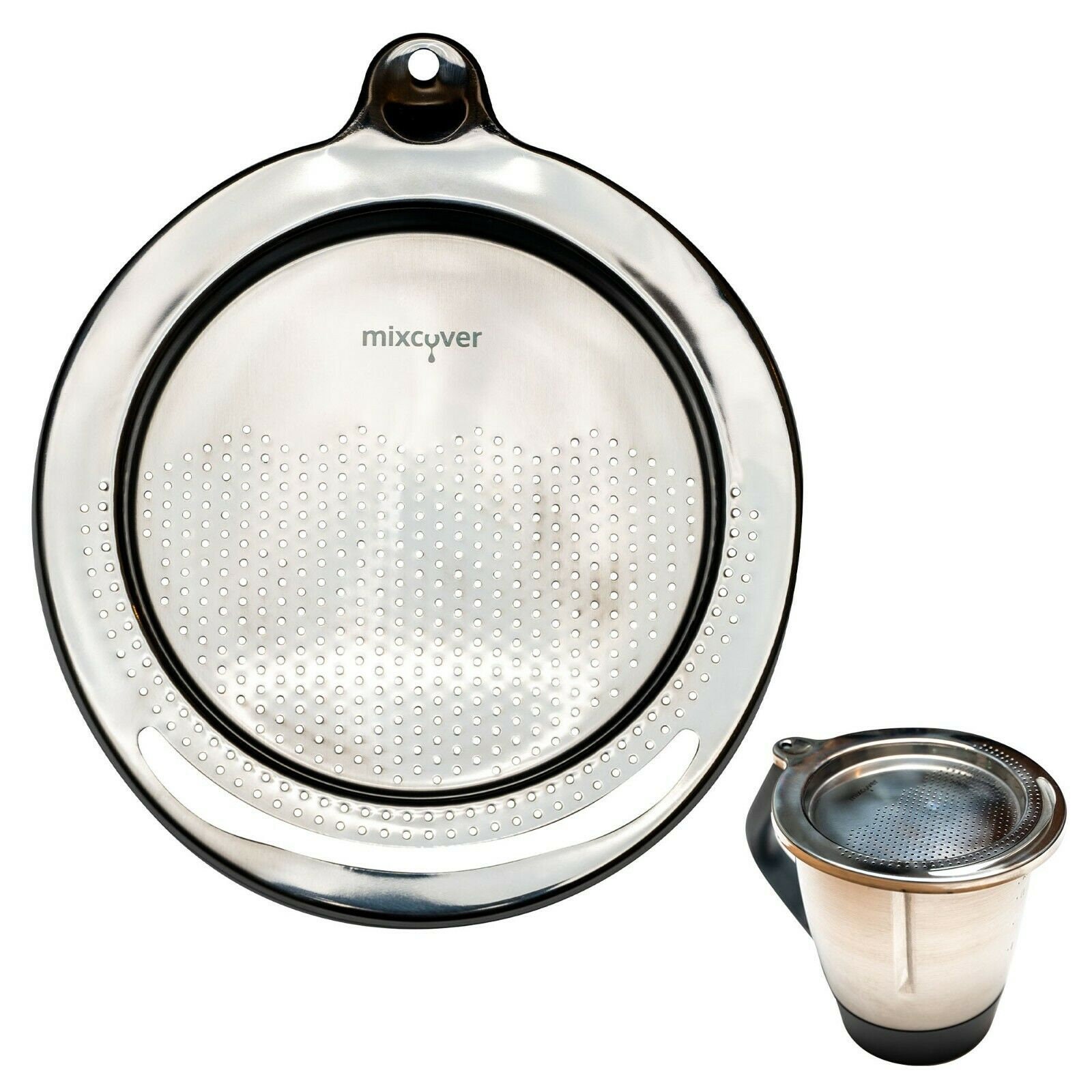 B-stock: Mixcover Stainless Steel Sieve Pouring Aid Thermomix TM6 and TM5,  Noodles and Much More. Pour Off 