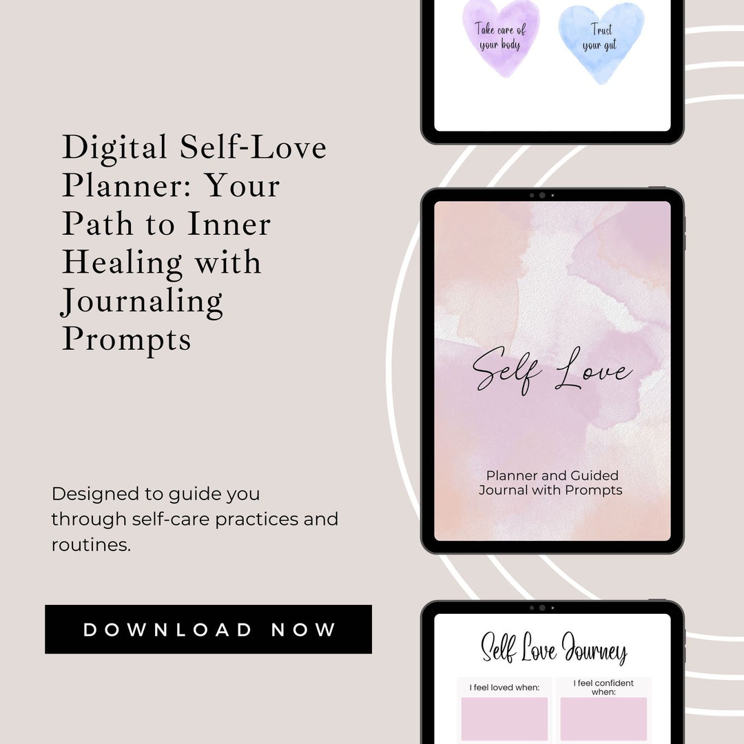 Ultimate Self Love Planner With Journaling Prompts and Inspirational ...
