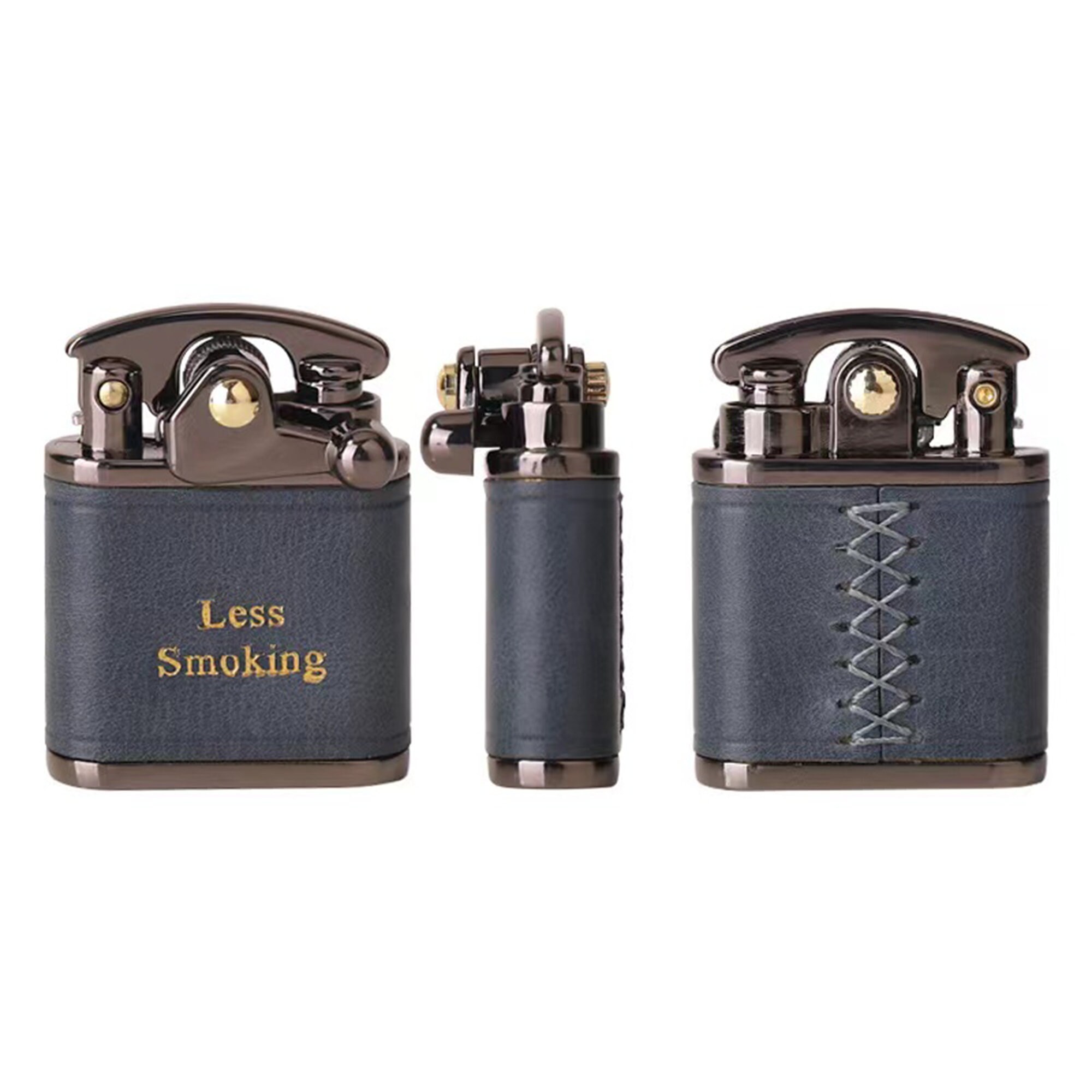 custom lighter，kerosene lighter，leather lighter，custom bronzing letters