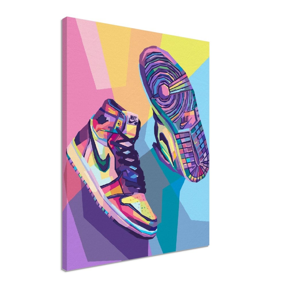 Nike Air Jordan 1 Canvas Wall Art / Sneaker Art / Hypebeast Wall Art