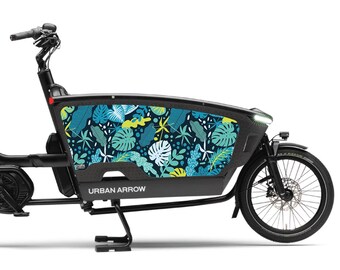 Urban Arrow FamilyNext klistermärkesset "Bangkok" för lastcyklar - självhäftande film, lastcykeldekal, present till cyklar