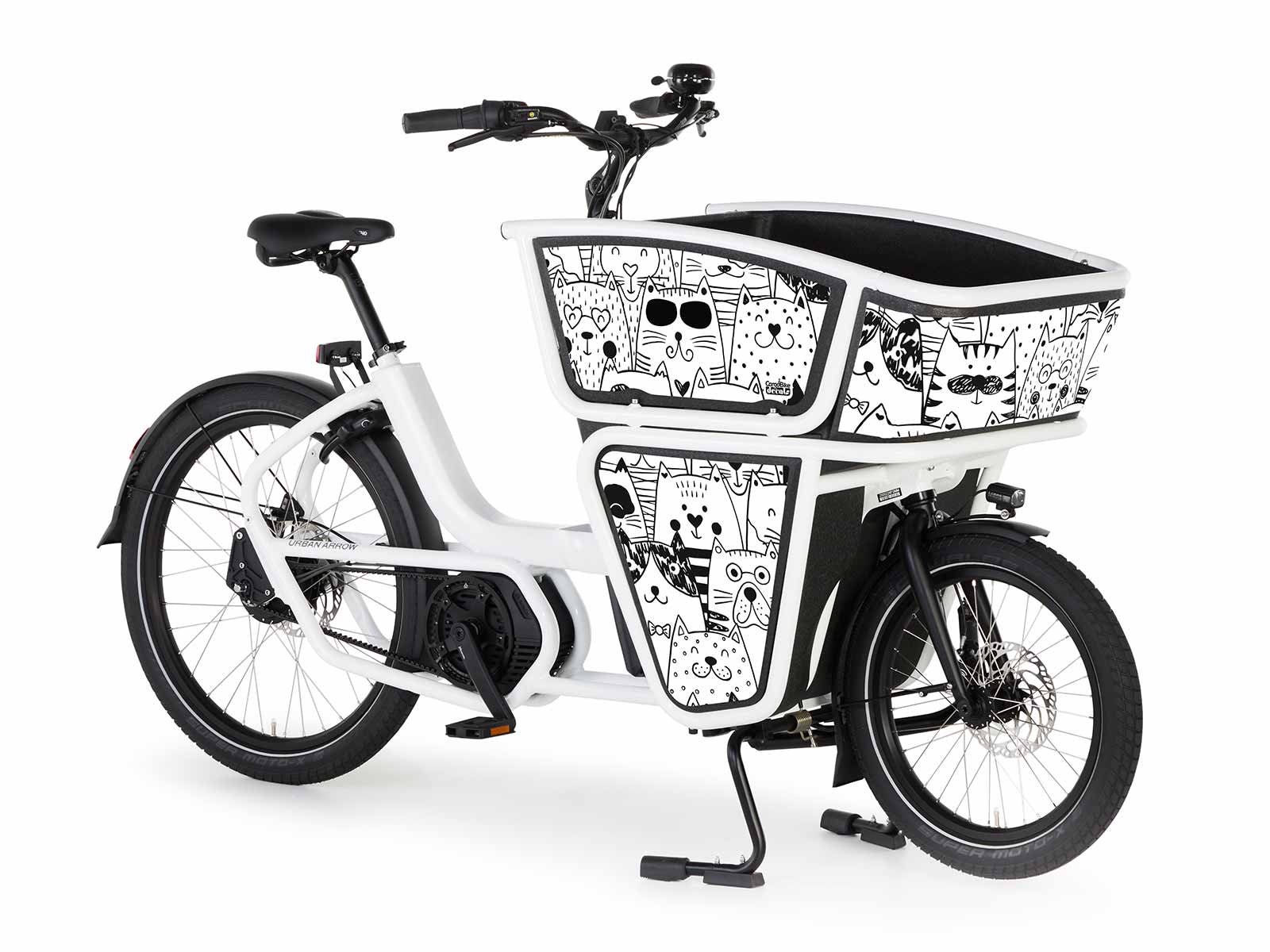 Sticker Set Urban Arrow Shorty catland Cargo Bike Adhesive Foil