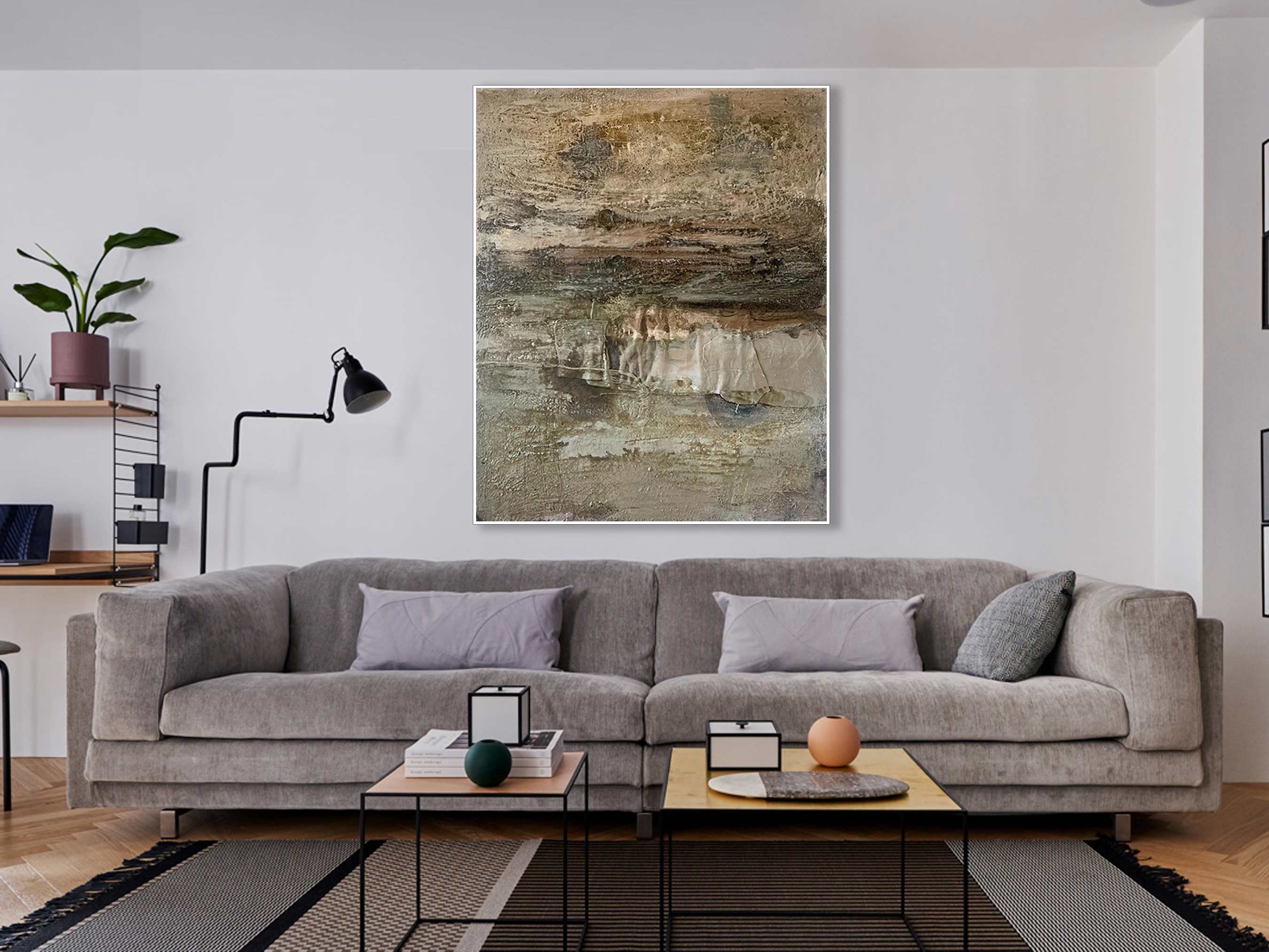 Wall Art Painting Abstract Pure Hand-painted Oil Painting Smudged ...