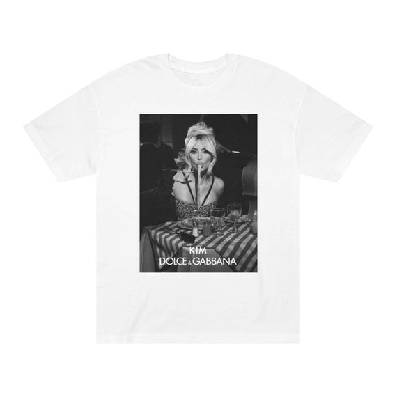 DOLCE & GABBANA Kim Kardashian コラボグラフィックTシャツ Dolce&Gabbana Girl's Kim Kardashian Graphic T-Shirt, Size 8