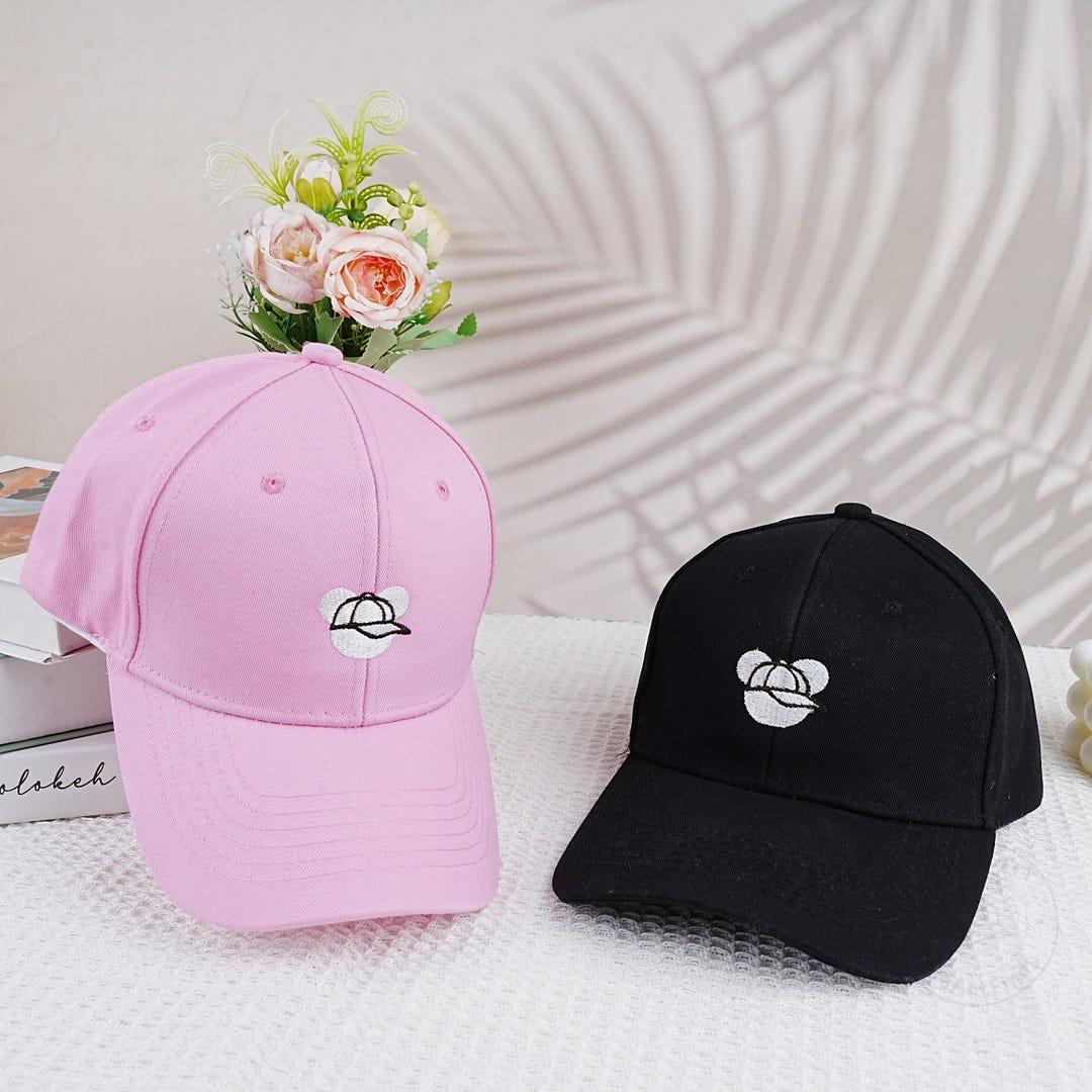 Custom Embroidered Mouse Hat, Cute Mouse Baseball Caps, Personalized ...