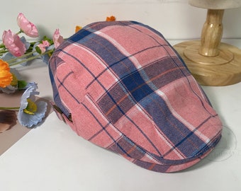 Berretti piatti scozzesi classici a 7 colori, berretti tradizionali d'edera per uomini e donne, cappelli slouchy da pittore, cappelli antisole primaverili, cappelli da caccia da guida