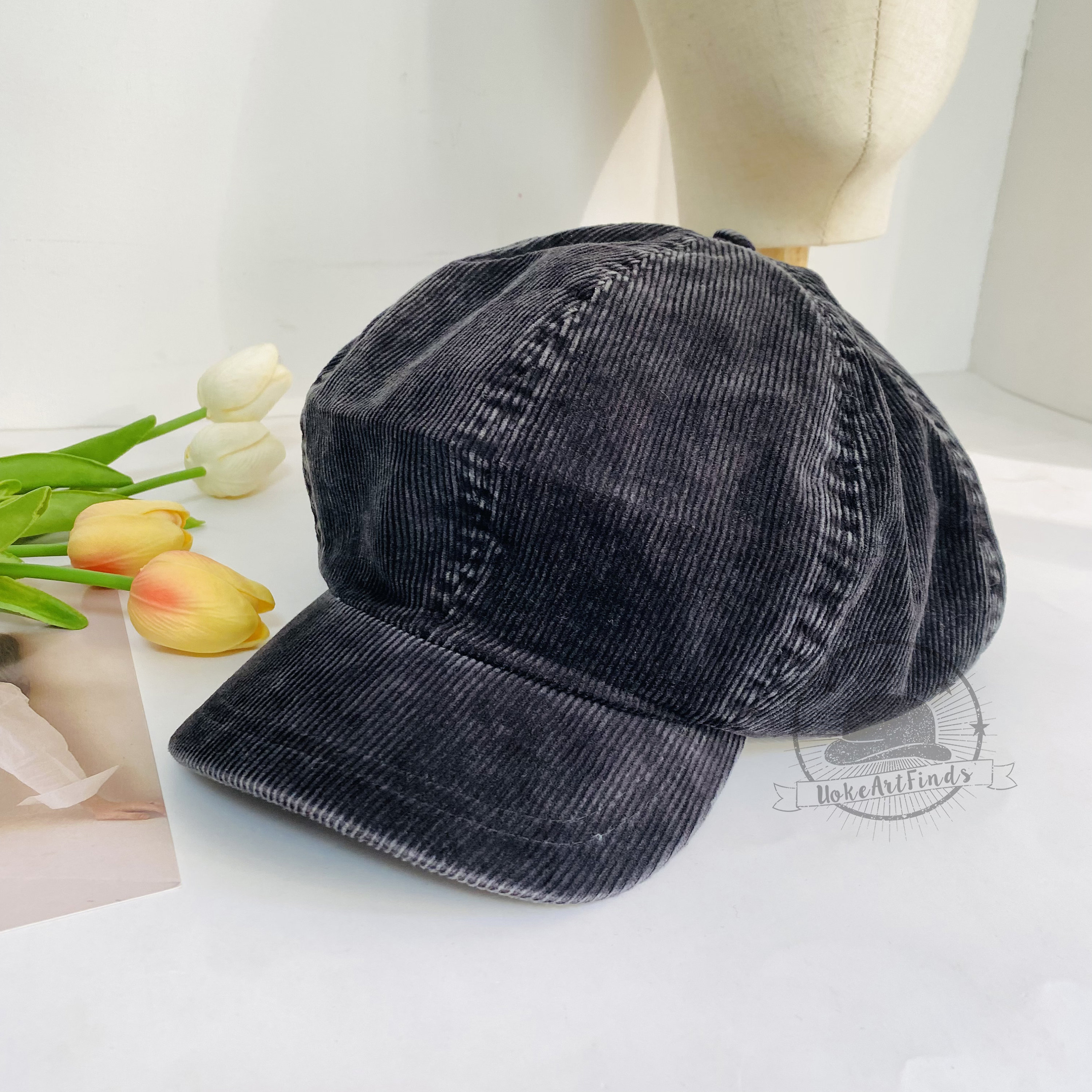 Newsboy Cap Corduroy - Etsy