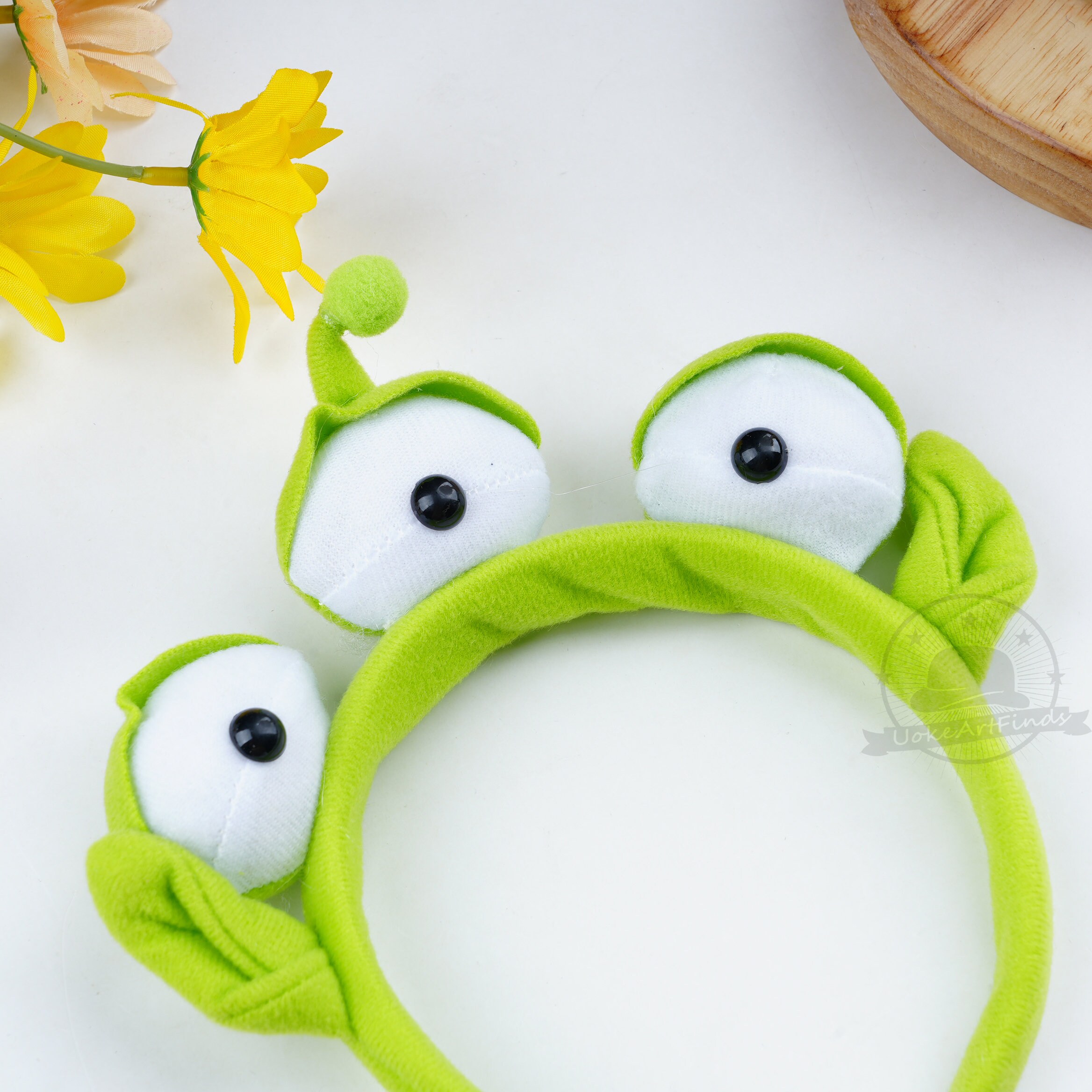Funny Alien Headband, Green Headband, Creative Anime Alien Headband