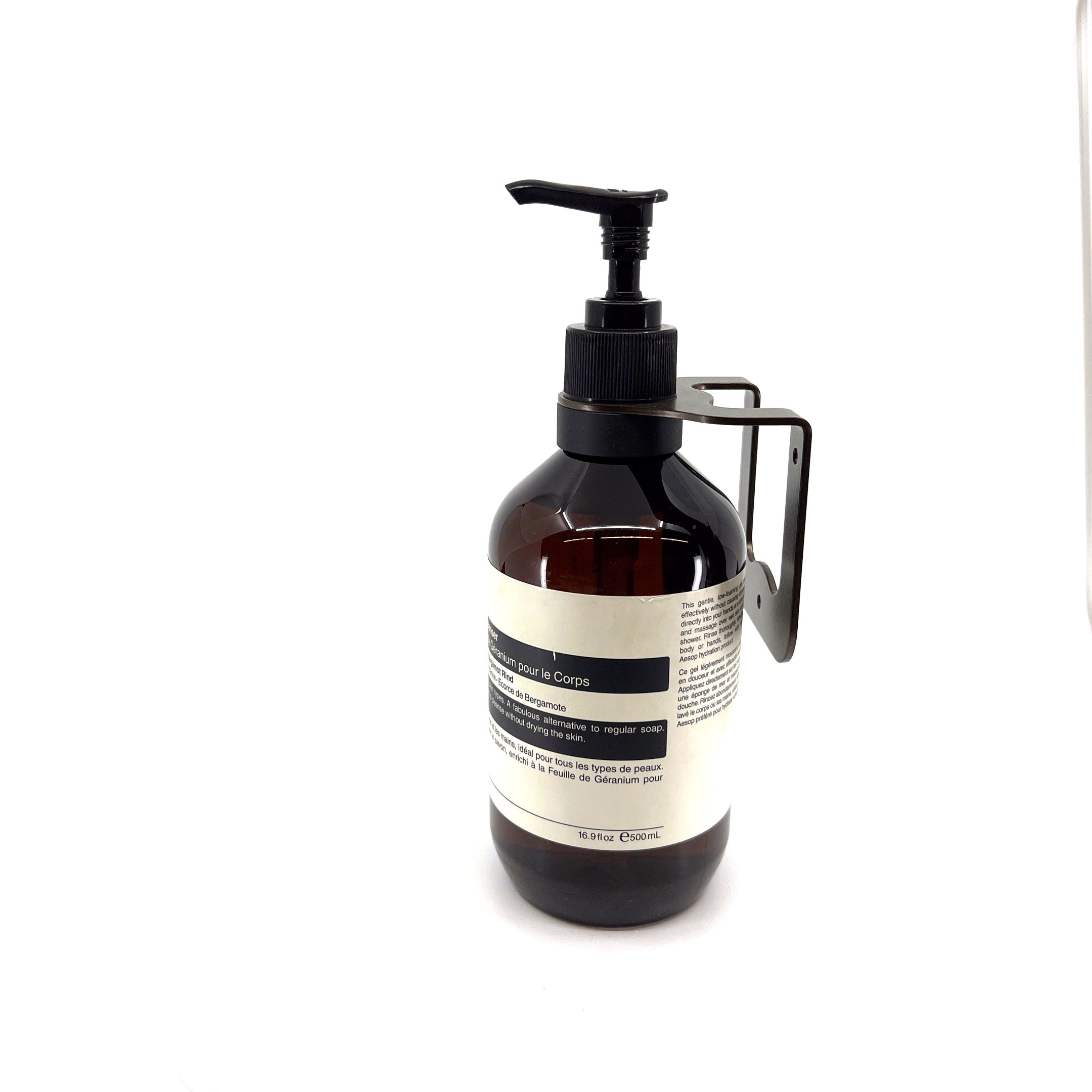 Stainless Steel Soap Dispenser Wall Bracket to Suit Aesop in Many