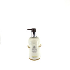 Soporte de pared para dispensador de jabón de latón compatible con Molton Brown en muchos más