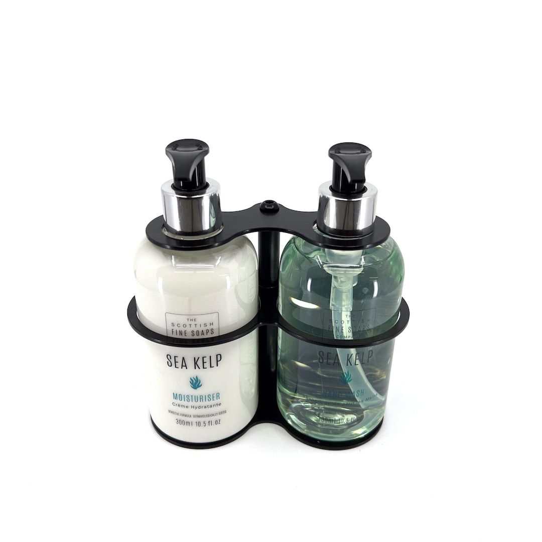 Double Black Soap Dispenser Wall Bracket to Suit Molton Brown Etsy