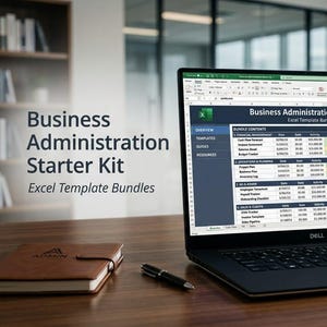 Small Business Planner Excel Template | Business Organization Spreadsheet | Expense Tracker | Invoice & Inventory Management Kit