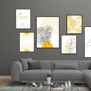 Poster-Set &#39;Be Happy&#39;