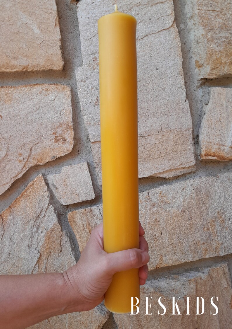 THREE DAYS of DARKNESS Candle 100 Pure Beeswax Etsy