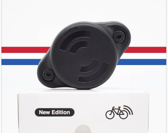 Fietshouder voor Apple AirTag | New Things Lab | UV-bestendig ABS | Ø 25-32 mm zadelpen | Nieuwe editie voor fietsmontage