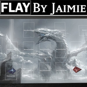 YGO Krabbeldecke Blauaugen Drache mit Gratis Tragetasche | Premium Stoff Benutzerdefinierte Duel TKG Matte | Ultra HD-Druck mit Anti-Rutsch-Oberfläche |