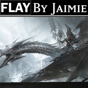 YGO Tapis de jeu Dragon aux yeux rouges avec sac de transport gratuit | Tapis Duel JCC personnalisé en tissu haut de gamme | Impression Ultra HD avec surface antidérapante |