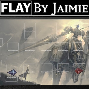 YGO Krabbeldecke Dingirsu der Orcust des Abendsterns mit Gratis Tragetasche | Premium Stoff Benutzerdefinierte Duel TKG Matte | Mehrzonen-Layouts |