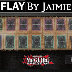 YGO Tapis de jeu rétro classique avec sac de transport gratuit | Tapis Duel JCC personnalisé en tissu haut de gamme |