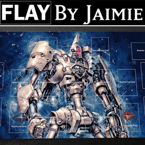 Tapete de juego YGO Ancient Gear Golem con bolsa de transporte gratuita / Tapete de duelo personalizado de tela prémium / Impresión Ultra HD con superficie antideslizante /