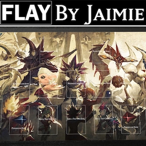 Tappetino da gioco YGO protagonisti e Ace Monsters con borsa per il trasporto gratuita, tappetino Duel TCG personalizzato in tessuto di alta qualità, stampa Ultra HD con superficie antiscivolo