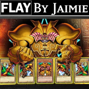 YGO Playmat Exodia avec sac de transport gratuit | Tapis Duel JCC personnalisé en tissu haut de gamme | Impression Ultra HD avec surface antidérapante |
