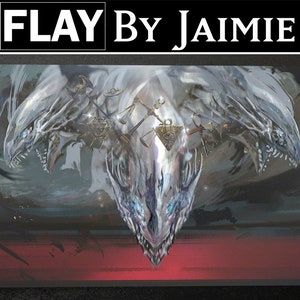 YGO Playmat Ultimate Dragon aux yeux bleus avec sac de transport gratuit | Tapis Duel JCC personnalisé en tissu haut de gamme | Impression Ultra HD avec surface antidérapante |