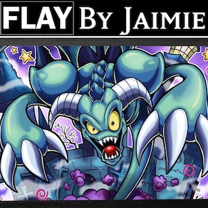 YGO Krabbeldecke Toon Beschwörter Schädel mit Gratis Tragetasche | Premium Stoff Benutzerdefinierte Duel TKG Matte | Ultra HD-Druck mit Anti-Rutsch-Oberfläche |