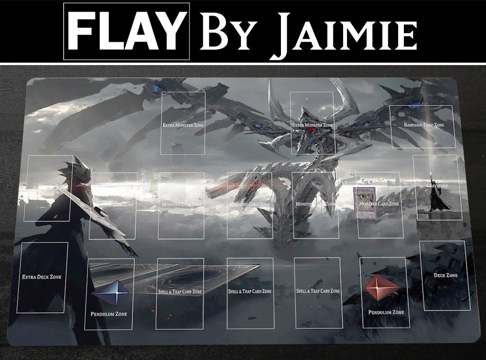 YGO Playmat Cyberdark End Dragon With Free Carry Bag | Premium