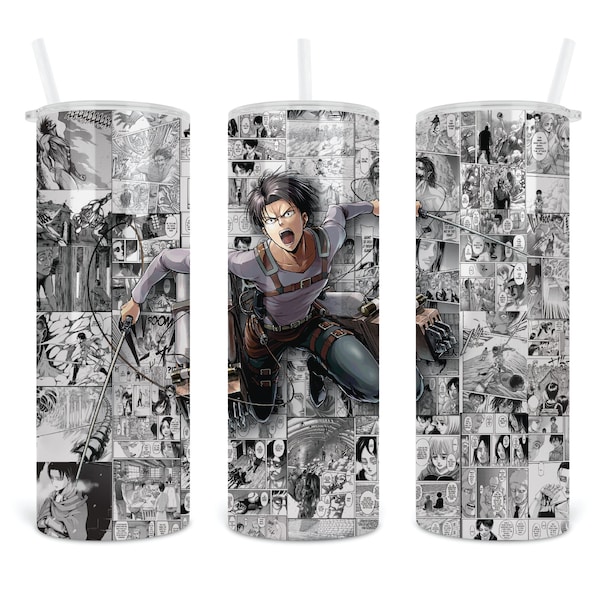 Anime Becher Design - Sublimations Designs - Cartoon Gerade Designs - Becher Wraps - Becher Designs - Metall Becher