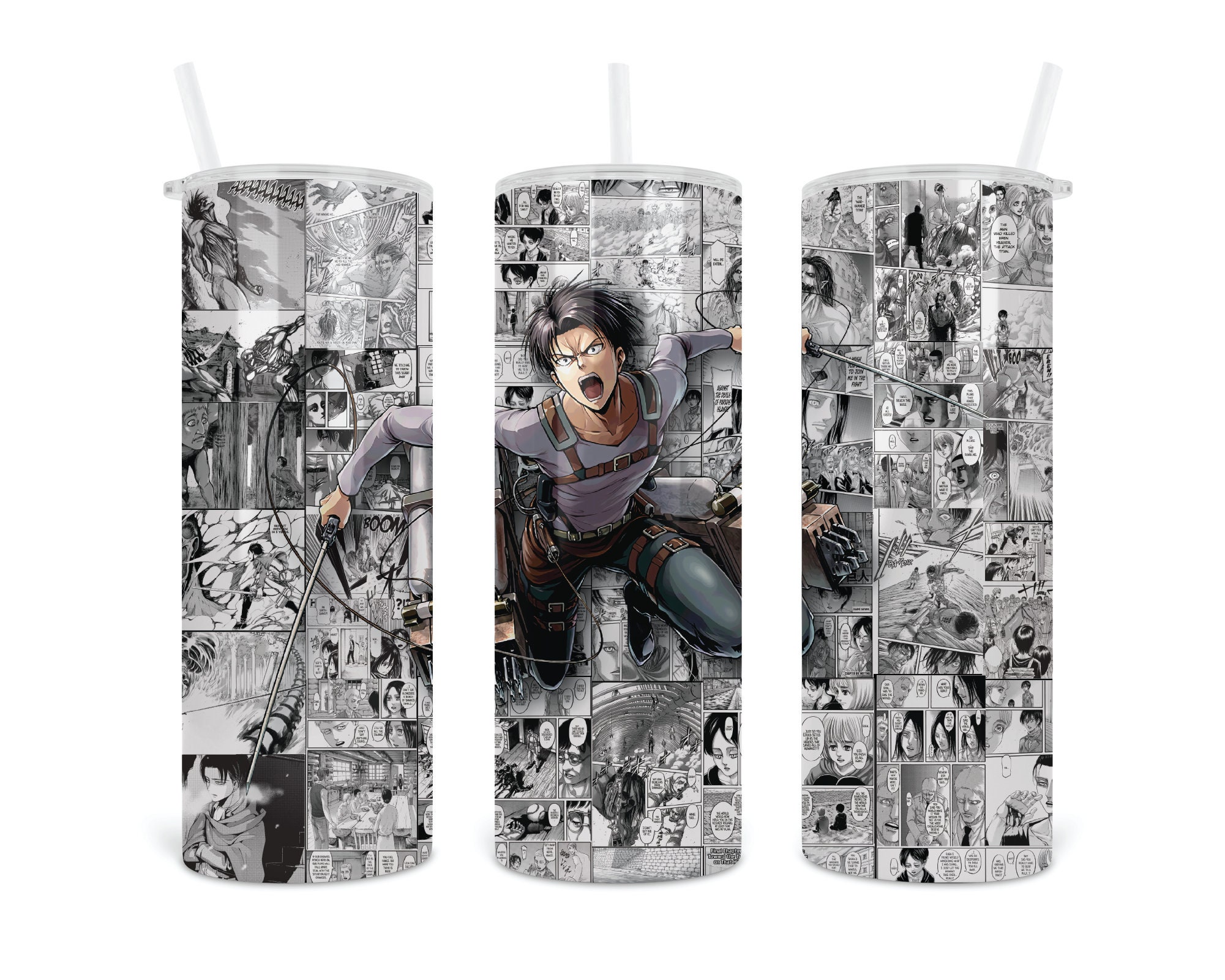 Generic Attack On Titan Anime Thermos Bottle Coffee Cup 500ml Cup