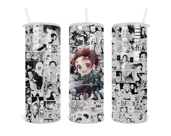 Anime Becher Design - Sublimation Designs - Cartoon Gerade Designs - Tumbler Wraps - Tumbler Designs - Metallbecher