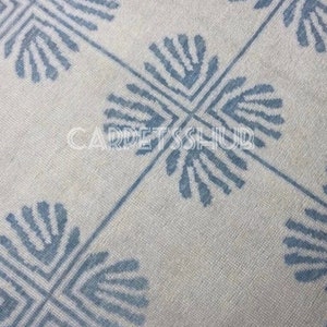 Style Blue and White Oushak Rug For Bedroom |Oushak Rug Blue 9x12 | Muted White Oushak Rug,Oushak Rug 8x10|( Order to Custom in Anysize!!)