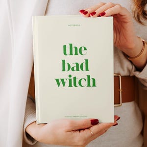 Journal Bad Witch Elphaba Green Notebook Wicked Movie Merch Pink Glinda Elphaba Best Friends Gift Shiz University Unique Wicked Musical Gift