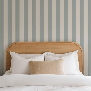 Minimalist Striped Wallpaper Peel And Stick Japandi Gray White Wall Mural Scandinavian Modern Neutral Wallpaper Soft Stripes Calm Interior