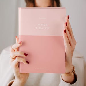 Minimalist Peach Pink Undated Daily Planner Notebook for Goal Setting Daily Layout Organizer Elegant Work Planner Student To Do Desk Pad