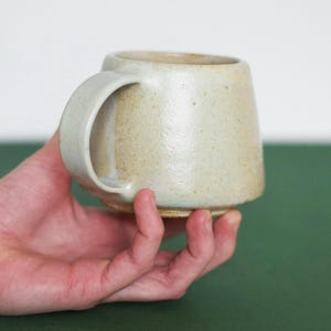 Handmade Trapezoid Ceramic Mug – Minimalist Pottery Cup with Handcrafted  Glaze, Unique Stoneware Cup for Coffee or Tea