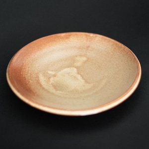 Ceramic Plate – Natural Earth Tones, Pottery plate in bright brown handcrafted glaze