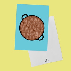Postkarte Caramell