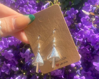 Mushroom earrings
