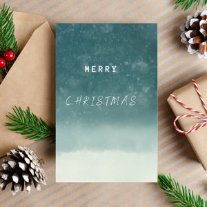 10 tarjetas de felicitación de Navidad, plegables con sobre, felicitaciones de Navidad, tarjeta de felicitación, tiempo de Navidad, saludos de la familia