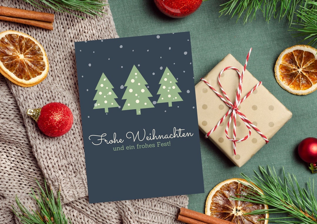 Printable Christmas Card Foldable Christmas Card Christmas Etsy printable-christmas-card-foldable-christmas-card-christmas-etsy