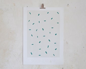 Sour Cream  - Art Print, Din A3 Poster, Wanddekoration, hochwertiger Digitaldruck