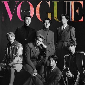 BTS photoshoot with Vogue Magazine