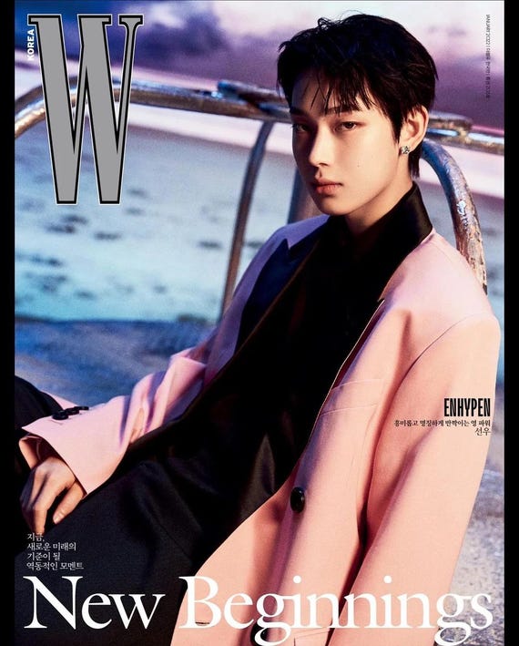 Enhyphen Photoshoot for W Korea Magazine 