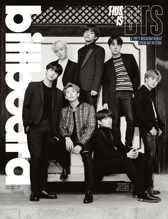 BTS Photoshoot for the BILLBOARD MAGAZINE 2018 - Etsy