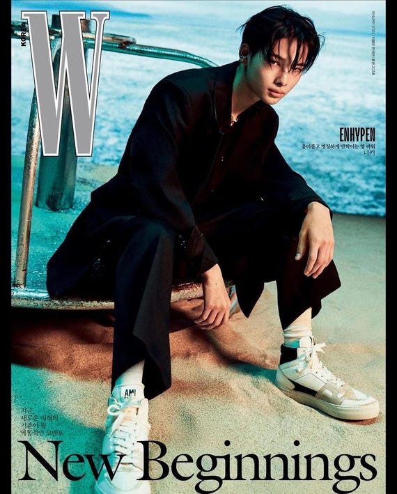 Enhyphen Photoshoot for W Korea Magazine 