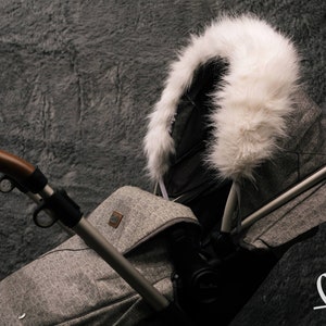 Fur hood trim for silver cross pram hot sale