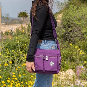 Hobo Tasche, Damen Umhängetasche, wasserdichte Tasche, verstellbarer Riemen, Crossbody Tasche, Alltagstasche, Handtasche, Kamera Rucksack, Laptop Tasche