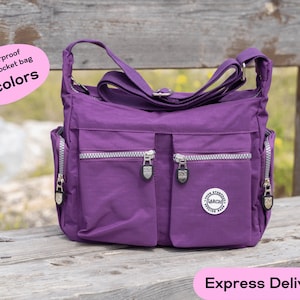 Large Crossbody Bag, Messenger Bag, Everyday Bag, Shopping Bag, Summer Bag Beach Bag Bridesmaid, Market Bag, Work Bag, Mother Wife Birthday